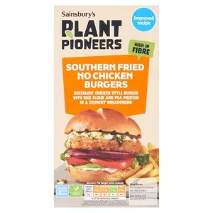 Sainsbury's Plant Pioneers Southern Fried No Chicken Burgers 227g