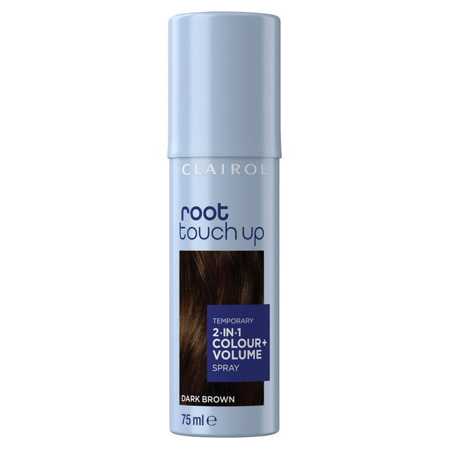 Clairol Root Touch-Up 75ml 2 in 1 Dark Brown Temporary Spray - gallery image 1