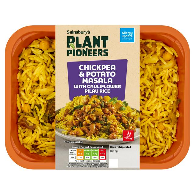 Plant Pioneers Chickpea Potato Masala with Cauliflower Pilau