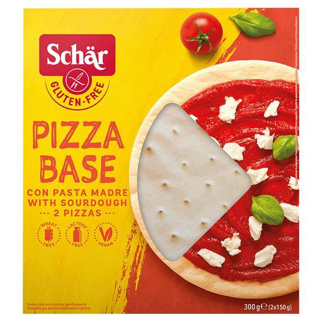 Schär Gluten Free Pizza Base with Sourdough 2x150g - gallery image 1