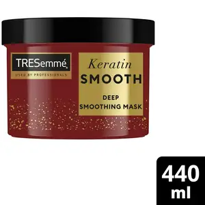 TRESemme Keratin Smooth Deep Smoothing Hair Mask with Hydrolysed Keratin for 72Hrs Frizz Control 440ml