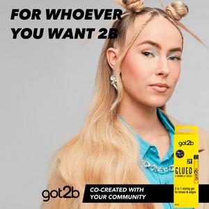 Schwarzkopf Got2b Glued Brows & Edges 2 in1 Gel x4 16ml - gallery image 2