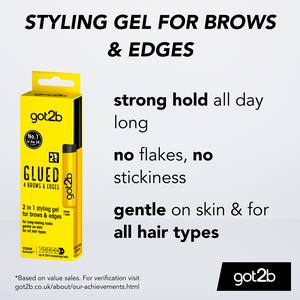 Schwarzkopf Got2b Glued Brows & Edges 2 in1 Gel x4 16ml - gallery image 3