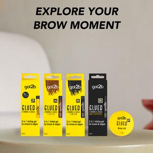 Schwarzkopf Got2b Glued Brows & Edges 2 in1 Gel x4 16ml - gallery image 6