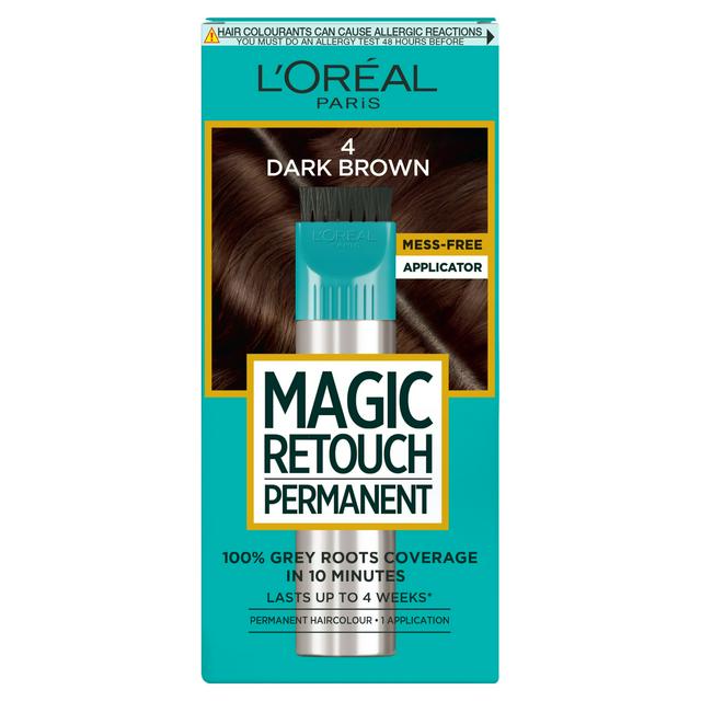 L'Oréal Magic Retouch Permanent Root Concealer Dark Brown - gallery image 1