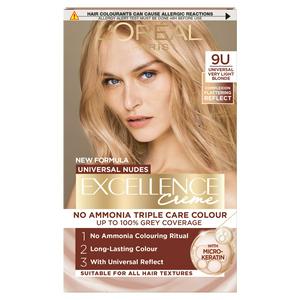 L'Oreal Paris Excellence Universal Nudes Universal Blonde 9U with Complexion Flattering Reflects