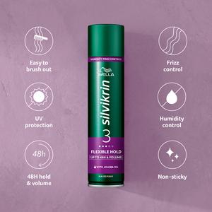 Wella Silvikrin Flexible Hold Hairspray 400ml - gallery image 2