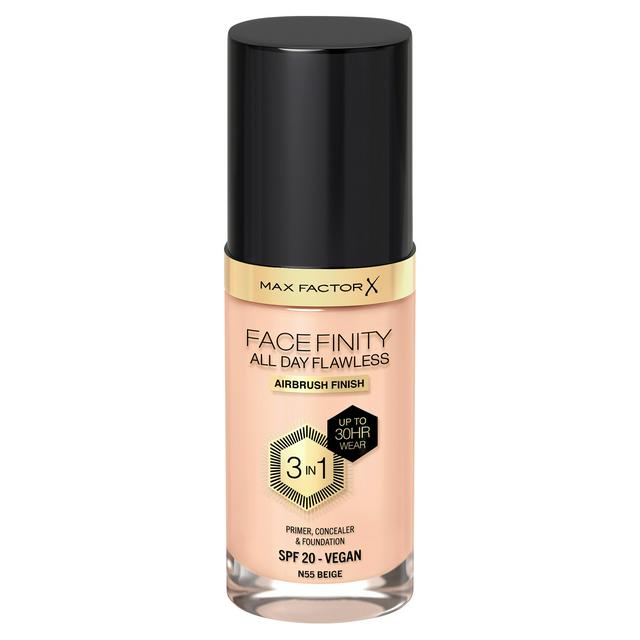 Max Factor All Day Flawless 55 Beige Foundation 30ml - gallery image 1