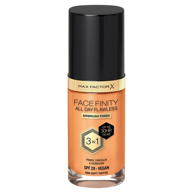 Max Factor All Day Flawless 84 Soft Toffee Foundation 30ml - gallery image 1