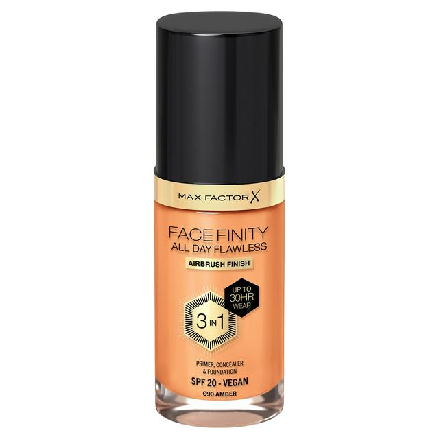 Max Factor All Day Flawless 90 Amber Foundation 30ml - gallery image 1