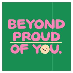 Sainsbury's Beyond Proud Of You Congratulations Greeting Card