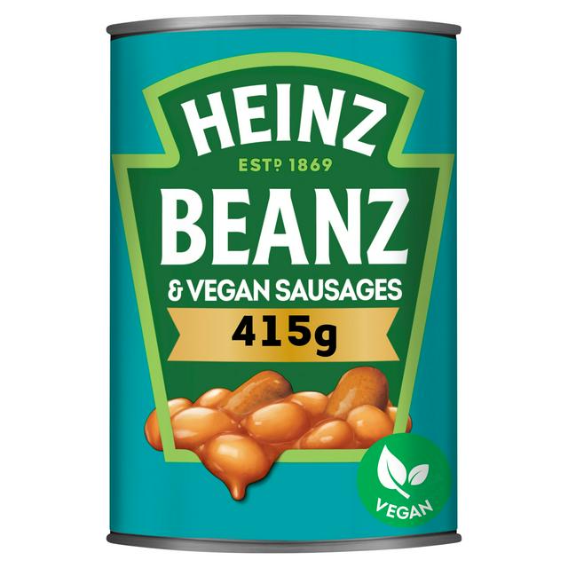 Heinz Baked Beans and Vegan Sausages 415g - gallery image 1