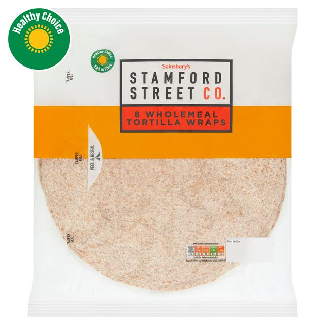 Stamford Street Co . Wholemeal Tortilla Wraps x8