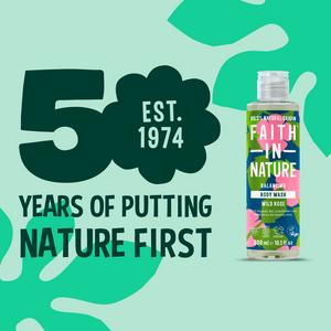 Faith in Nature Wild Rose Body Wash 300ml - gallery image 3