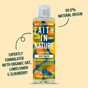 Faith in Nature Grapefruit & Orange Body Wash 300ml - gallery image 6