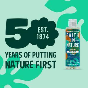 Faith in Nature 300ml Coconut Body Wash - gallery image 3