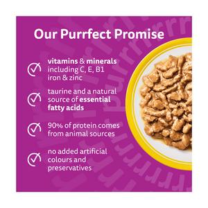 Whiskas 7+ Poultry Feasts in Gravy Senior Wet Cat Food Pouches 12 x 85g - gallery image 2