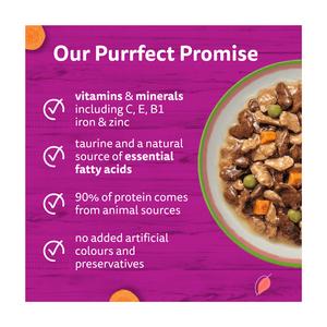Whiskas 1+ Chef's Choice Mix in Gravy Adult Wet Cat Food Pouches 12 x 85g - gallery image 2