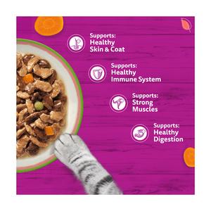 Whiskas 1+ Chef's Choice Mix in Gravy Adult Wet Cat Food Pouches 12 x 85g - gallery image 3
