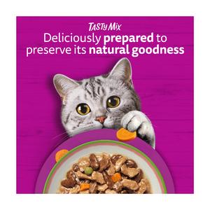 Whiskas 1+ Chef's Choice Mix in Gravy Adult Wet Cat Food Pouches 12 x 85g - gallery image 6