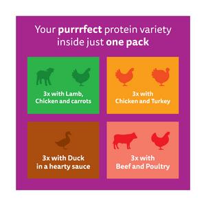 Whiskas 1+ Country Collection Mix in Gravy Adult Wet Cat Food Pouch 12 x 85g - gallery image 5