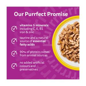 Whiskas 1+ Poultry Feasts in Jelly Adult Wet Cat Food Pouches 40 x 85g - gallery image 2