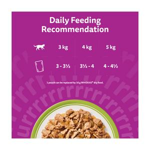 Whiskas 1+ Mixed Menu in Jelly Adult Wet Cat Food Pouches 12 x 85g - gallery image 4