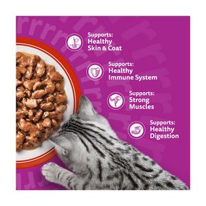 Whiskas 1+ Meaty Meals Pouches in Gravy Adult Wet Cat Food 12 x 85g - gallery image 3