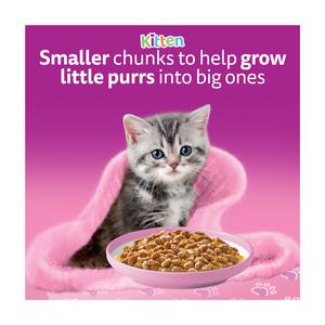 Whiskas Poultry Feasts in Jelly Kitten Wet Cat Food Pouches 12 x 85g - gallery image 6