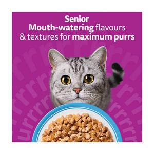 Whiskas 11+ Fish Favourites in Jelly Senior Wet Cat Food Pouches 12 x 85g - gallery image 6