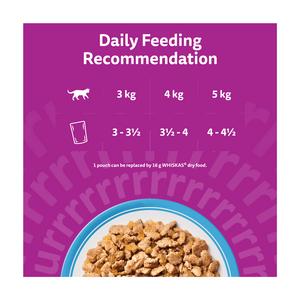 Whiskas 1+ Fish Favourites in Jelly Adult Wet Cat Food Pouches 40 x 85g - gallery image 4