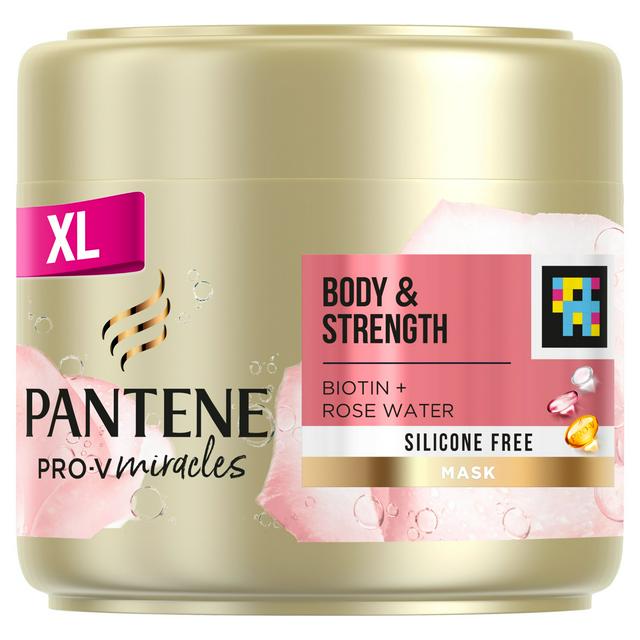 Pantene Biotin For Volume & Strength Thicker Hair Mask with Rose Water  300ml | Sainsbury's