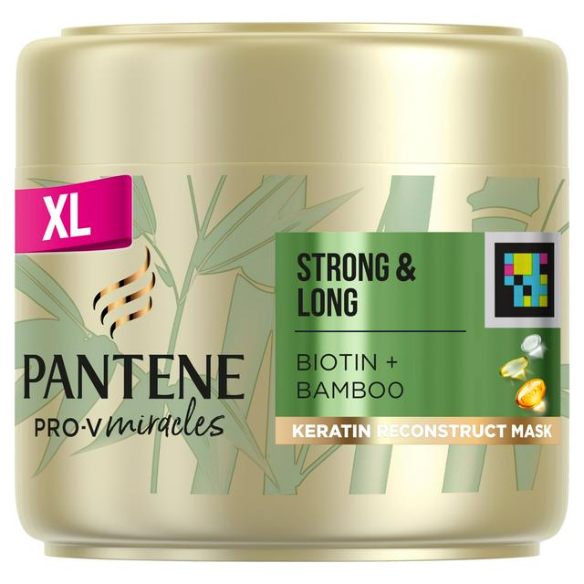 Pantene Biotin Helps Support Growth with Keratin & Bamboo For Strong Hair  Mask 300ml | Sainsbury's