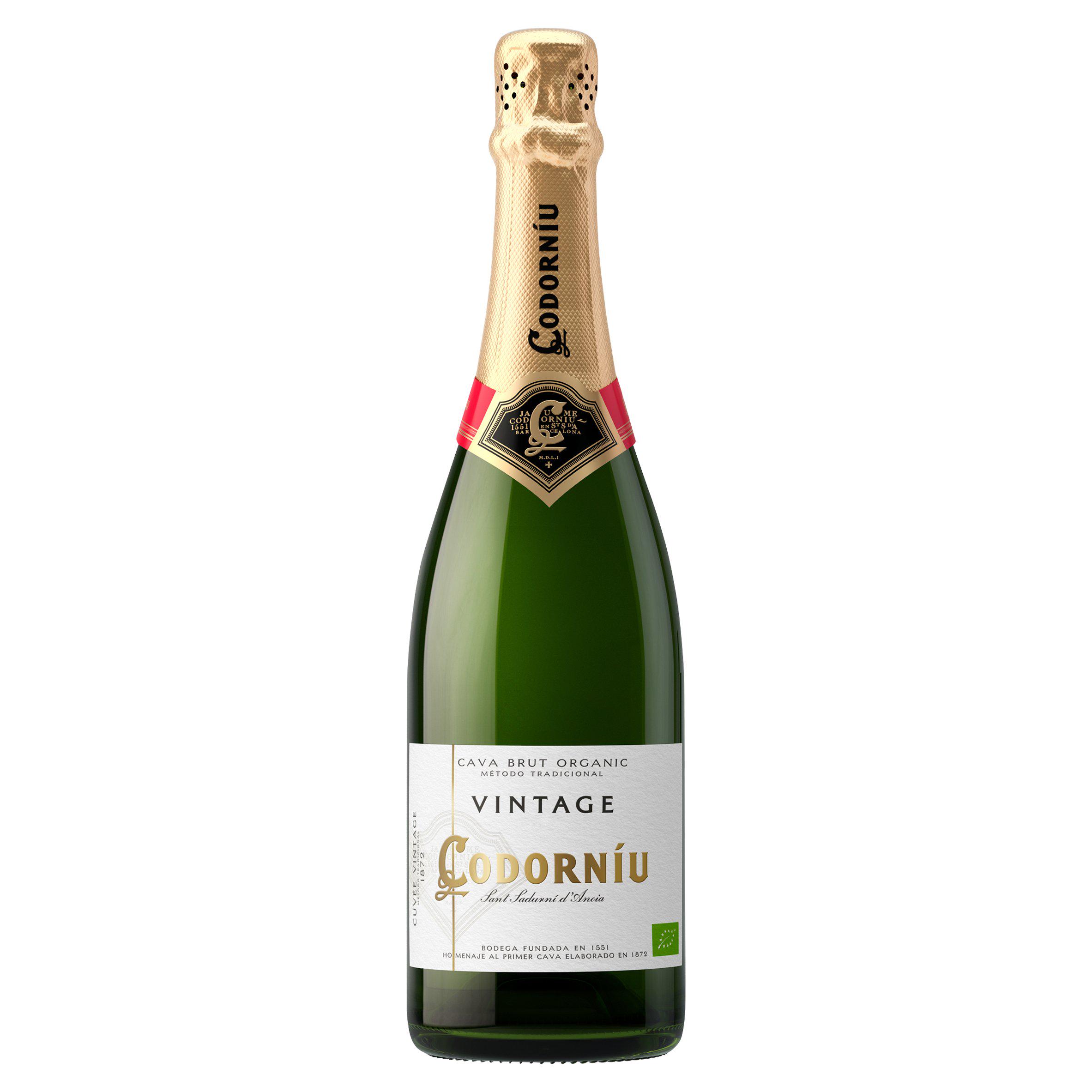 Codorniu Vintage Cava Spanish Sparkling Wine 75cl