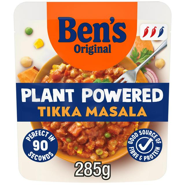 Bens Original Plant Powered Tikka Masala Curry Ready Meal 285g - gallery image 1