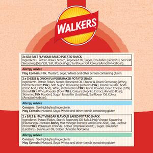 Walkers Baked Variety Multipack Crisps Snacks 6x22g - gallery image 5