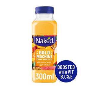 Naked Gold Machine Passionfruit Mango & Guava Super Smoothie 300ml - gallery image 2