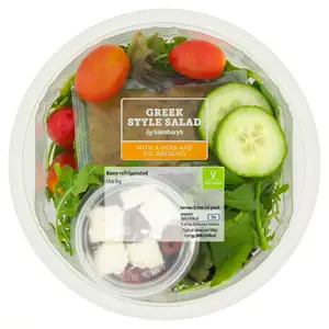 Sainsbury's Greek Style Salad Bowl 182g