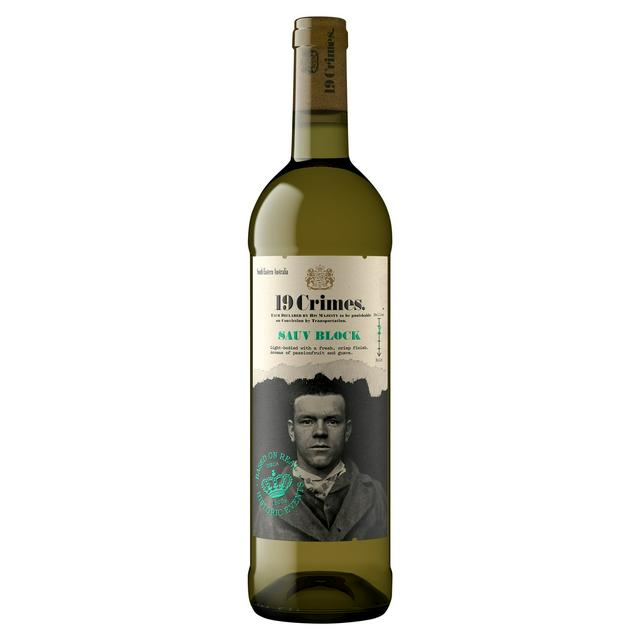 19 Crimes Sauvignon Blanc Block White Wine 75cl - gallery image 1