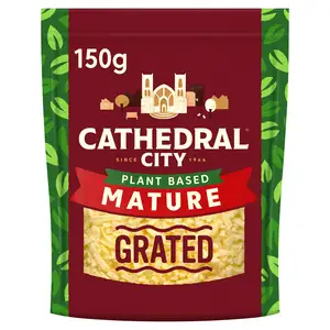 Cathedral City Plant Based Mature Cheddar Cheese Flavour Vegan Grated 150g