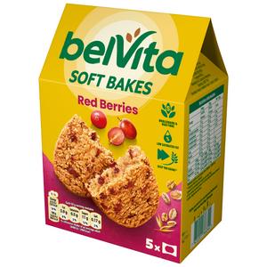 Belvita 5 x 50g Soft Bakes Multipack Red Berries Cereal Snack Bars - gallery image 3