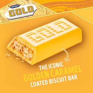 McVitie's Gold Caramel Flavour Biscuit Bars Multipack 7x18.3g - gallery image 3