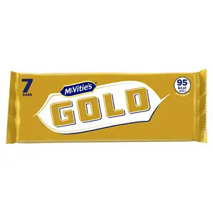 McVitie's Gold Caramel Flavour Biscuit Bars Multipack 7x18.3g