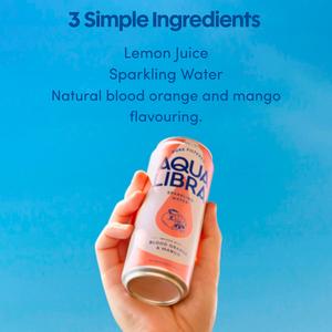 Aqua Libra Sparkling Water Infused with Blood Orange & Mango 4x330ml - gallery image 6