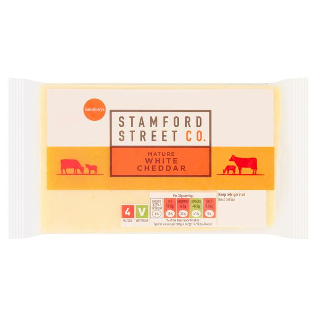 Stamford Street Co . Mature White Cheddar 400g