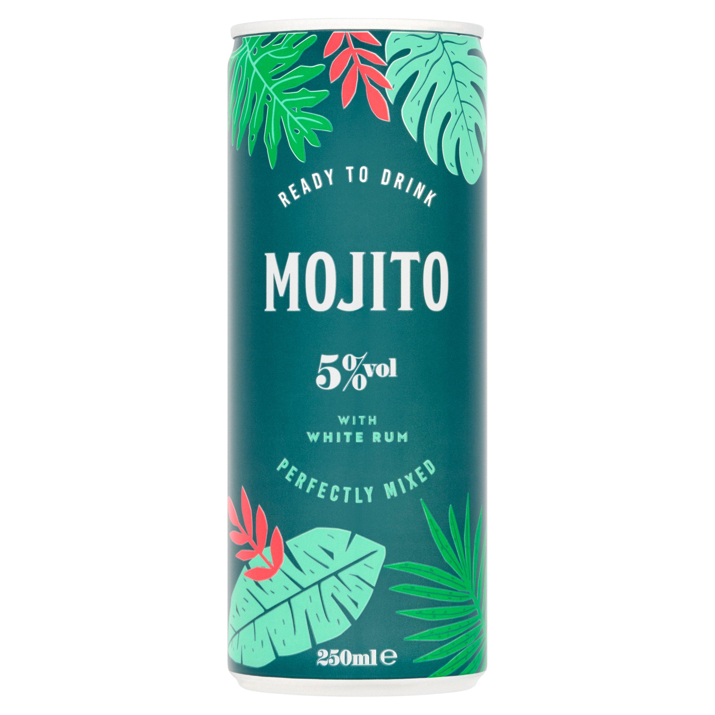Mojito with White Rum Canned Cocktail 250ml