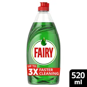 Fairy Platinum Quickwash Original Washing Up Liquid 520ml