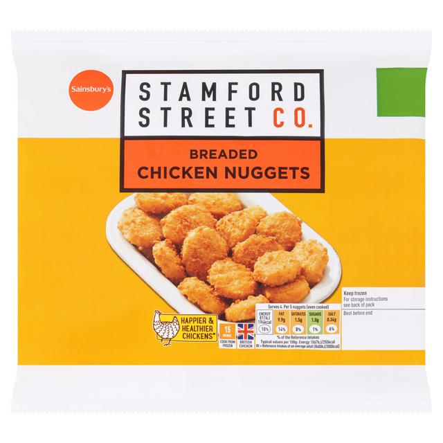 Stamford Street Co . Frozen Breaded British Chicken Nuggets 320g