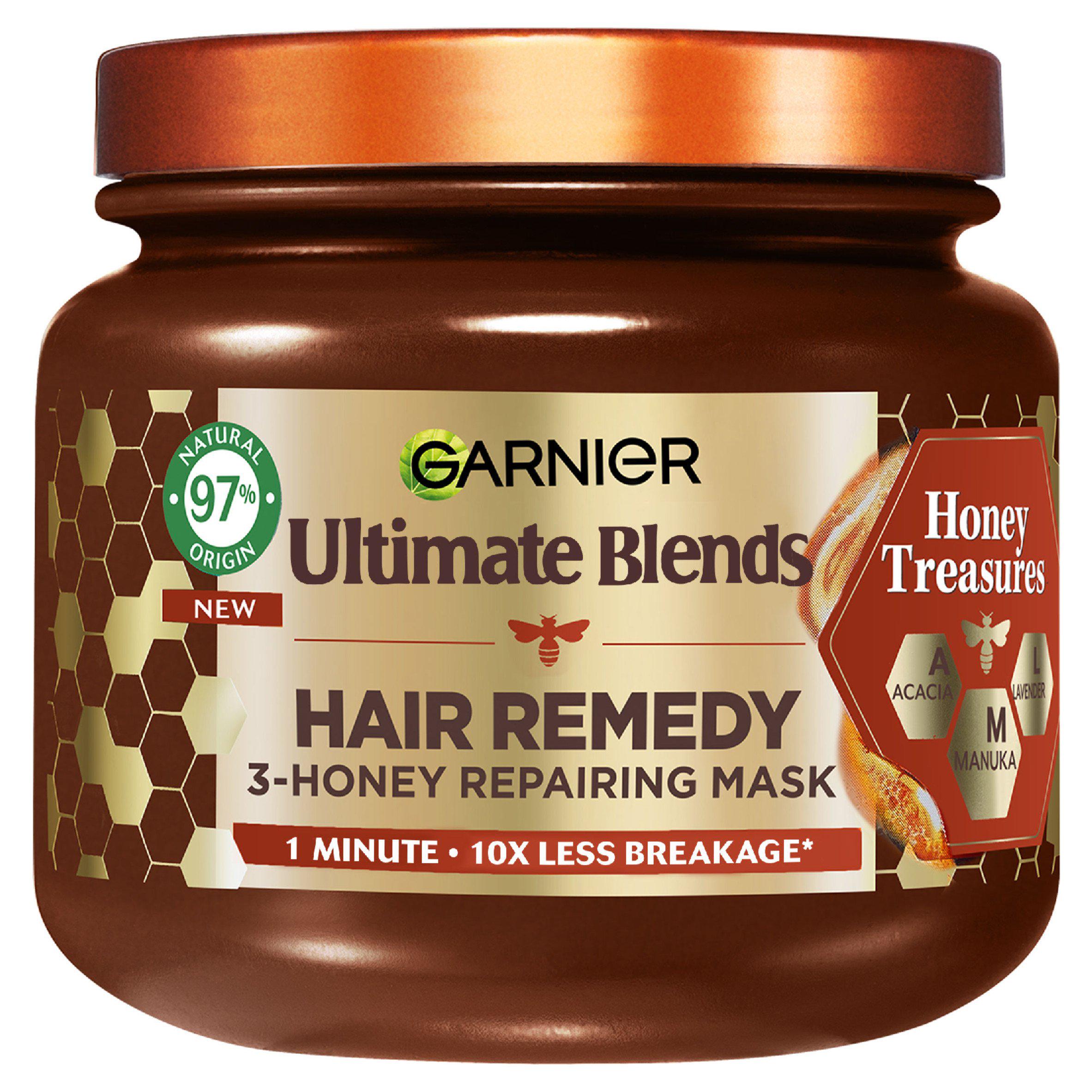 Garnier Ultimate Blends Honey Treasures Reconstructing Hair Mask For Fragile Hair 340ml
