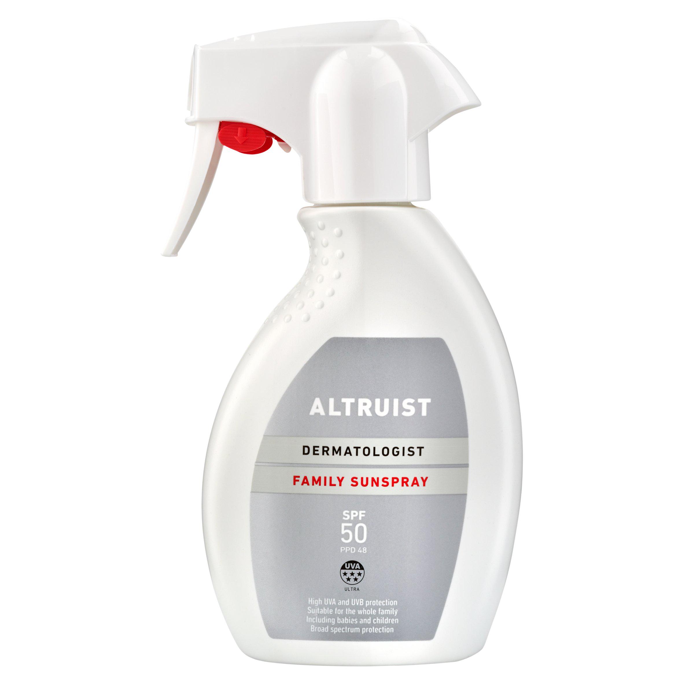Altruist Dermatologist Family Sunspray SPF 50 Sun Protection Spray 250ml